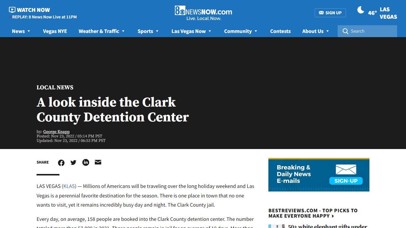 A look inside the Clark County Detention Center | KLAS - 8 News Now